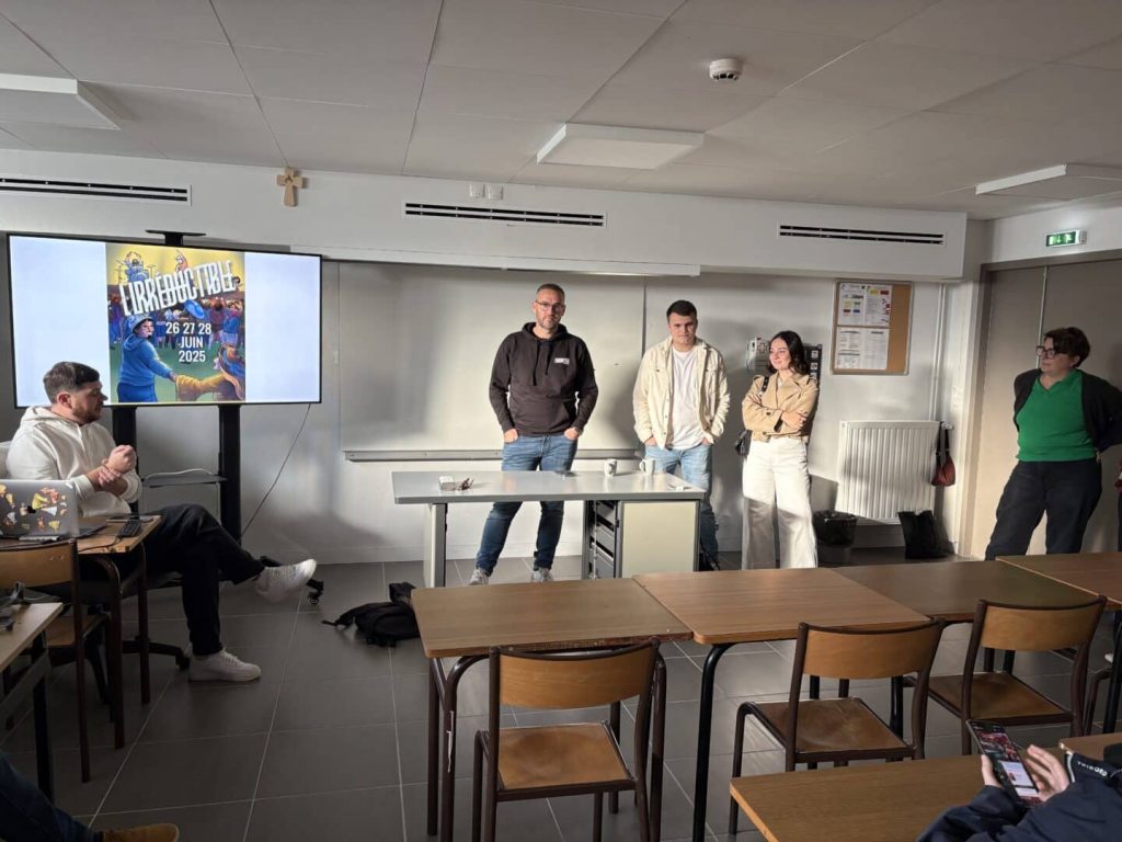 2025 Irréductible Festival : conception graphique DNMADE Lycée Le Paraclet, Quimper