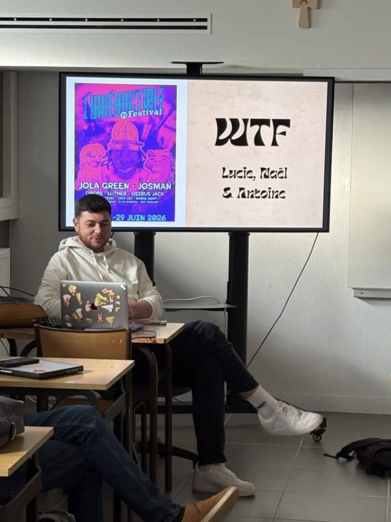 2025 Irréductible Festival : conception graphique DNMADE Lycée Le Paraclet, Quimper